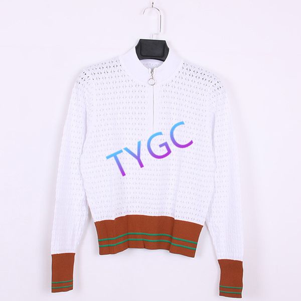 white woollen hollow out pullover sweater woolly high end women's panelled long sleeve crew-neck apparel for autumn winter, White;black
white woollen hollow out pullover sweater woolly high end women's panelled long sleeve crew-neck apparel for autumn winter, White;black