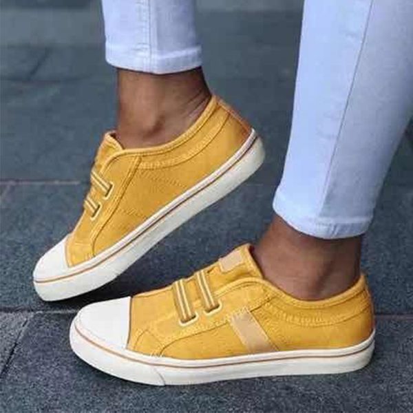 women flat canvas sneakers casual elastic band vulcanized shoes slip on comfortable platform female footwear autumn plus size, Black
women flat canvas sneakers casual elastic band vulcanized shoes slip on comfortable platform female footwear autumn plus size, Black