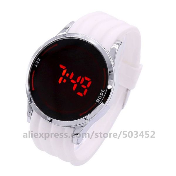 100pcs/lot watch men round electronic led relogio multicoloured relojes para hombre gift montre homme silicone watches for men, Slivery;brown
100pcs/lot watch men round electronic led relogio multicoloured relojes para hombre gift montre homme silicone watches for men, Slivery;brown