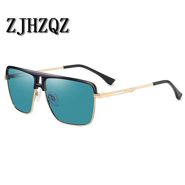 zjhzqz mens square retro half frame polarized sunglasses womens steampunk car driving blue green silver mirrors brown black lens, White;black
zjhzqz mens square retro half frame polarized sunglasses womens steampunk car driving blue green silver mirrors brown black lens, White;black