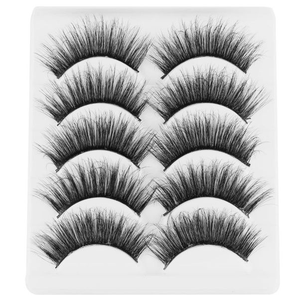 5 pairs 3d soft mink hair false eyelashes fluffy wispy thick lashes full strips handmade eye extesnion makeup tools
5 pairs 3d soft mink hair false eyelashes fluffy wispy thick lashes full strips handmade eye extesnion makeup tools