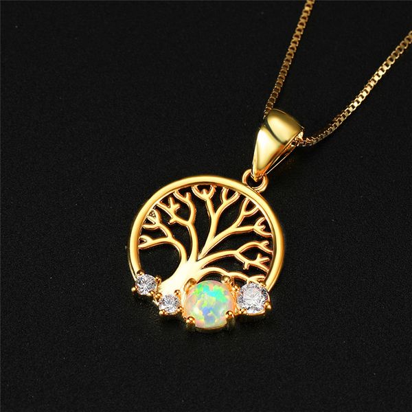 dainty female tree of life pendants necklaces charm rose gold color wedding necklaces for women cute opal stone chain necklace, Silver
dainty female tree of life pendants necklaces charm rose gold color wedding necklaces for women cute opal stone chain necklace, Silver
