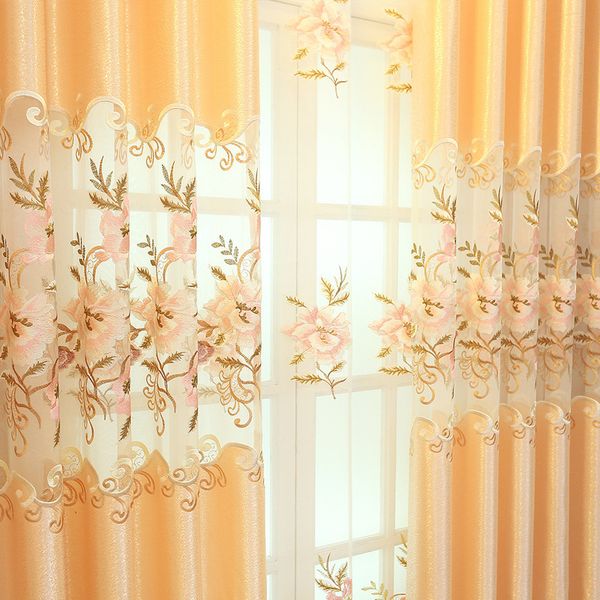 european style curtains for living dining room bedroom luxury curtains semi-shading finished product customization
european style curtains for living dining room bedroom luxury curtains semi-shading finished product customization