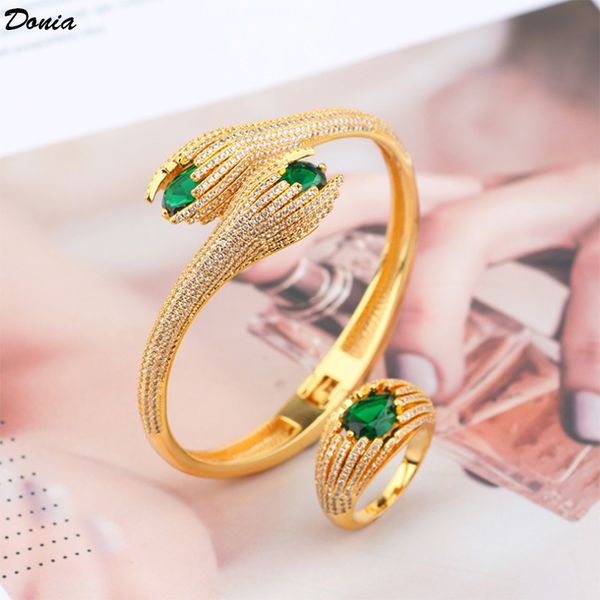 donia jewelry party european and american fashion emerald comes out of cocoon micro inlaid zirconia bracelet ring set designer bracelet ring, Black
donia jewelry party european and american fashion emerald comes out of cocoon micro inlaid zirconia bracelet ring set designer bracelet ring, Black