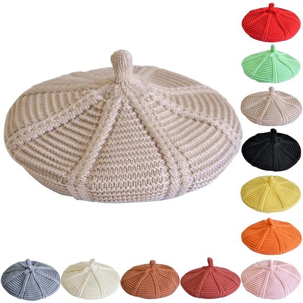 1pcs kid beret hat fashion knitted soft wool beret hat multicolor artist french autumn winter warm baby hats, Blue;gray
1pcs kid beret hat fashion knitted soft wool beret hat multicolor artist french autumn winter warm baby hats, Blue;gray
