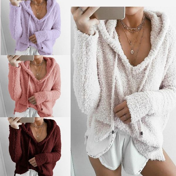solid color soft с капюшоном толстовки женщин пуловеры v шеи руно свитер теплый сыпучие кофты женщины top одежда плюс размер s-5xl, Black
solid color soft с капюшоном толстовки женщин пуловеры v шеи руно свитер теплый сыпучие кофты женщины top одежда плюс размер s-5xl, Black