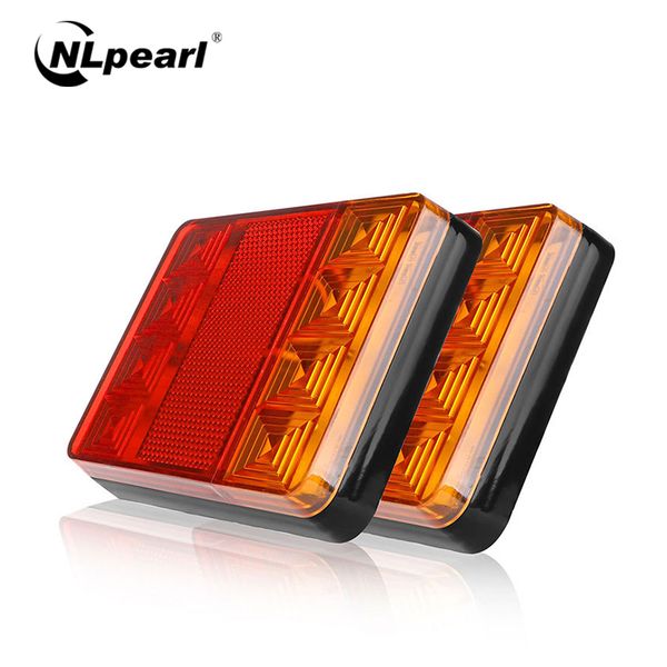 nlpearl1 pair waterproof 8 led tail lights for trailers trucks boat cars rear brake lights led slamps car light assembly
nlpearl1 pair waterproof 8 led tail lights for trailers trucks boat cars rear brake lights led slamps car light assembly