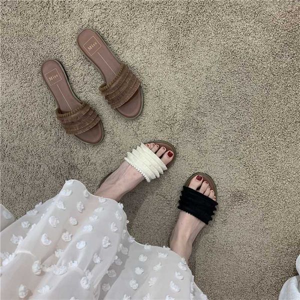 shoes women summer woman ladies' slippers fringe luxury slides soft beach flat designer scandals basic fabric pu rome, Black
shoes women summer woman ladies' slippers fringe luxury slides soft beach flat designer scandals basic fabric pu rome, Black