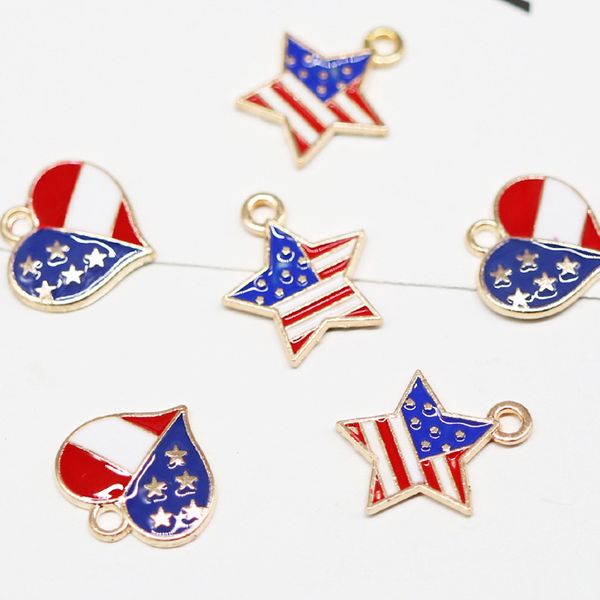 5pcs heart flag charm star flag charms for jewelry making earring pendant fashion charm bracelet zinc alloy christmas gift, Bronze;silver
5pcs heart flag charm star flag charms for jewelry making earring pendant fashion charm bracelet zinc alloy christmas gift, Bronze;silver