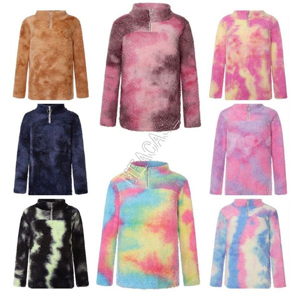 women winter tie-dyed wool sweater sherpa fleece hoodies warm plush furry pullover sweaters zipper collar blouses outerwear d91709, White
women winter tie-dyed wool sweater sherpa fleece hoodies warm plush furry pullover sweaters zipper collar blouses outerwear d91709, White