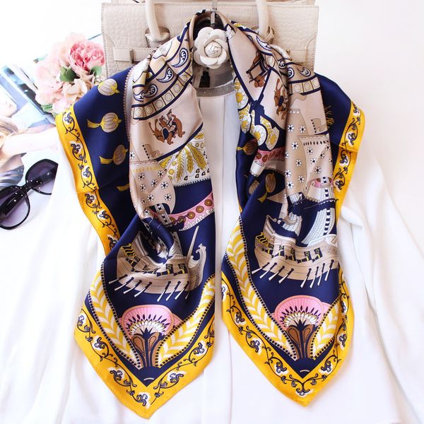 new autumn wild shengshi prosperity scarf luxury silk square scarf 90 plain satin silk scarf female 100% silk hot, Blue;gray
new autumn wild shengshi prosperity scarf luxury silk square scarf 90 plain satin silk scarf female 100% silk hot, Blue;gray