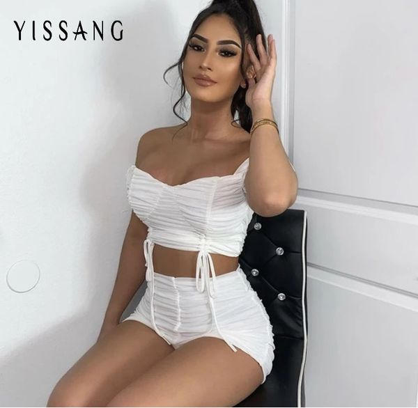 women's tracksuits yissang white ruffles ruched summer 2 piece set off shoulder crop and pant two women bodycon matching, Gray
women's tracksuits yissang white ruffles ruched summer 2 piece set off shoulder crop and pant two women bodycon matching, Gray