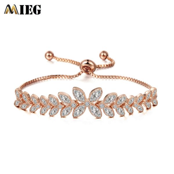 mieg sparkling crystal flower cz cubic zirconia bracelets for bridal wedding party charm bracelets bangles jewelry, Golden;silver
mieg sparkling crystal flower cz cubic zirconia bracelets for bridal wedding party charm bracelets bangles jewelry, Golden;silver