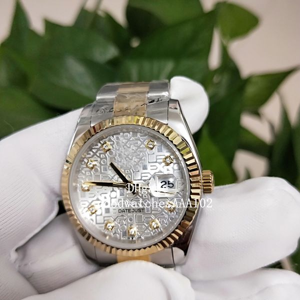 automatic mens watch watches auto steel gold mens stainless steel bracelet watch 126233 36mmtwo tone gold calendar, Slivery;brown
automatic mens watch watches auto steel gold mens stainless steel bracelet watch 126233 36mmtwo tone gold calendar, Slivery;brown