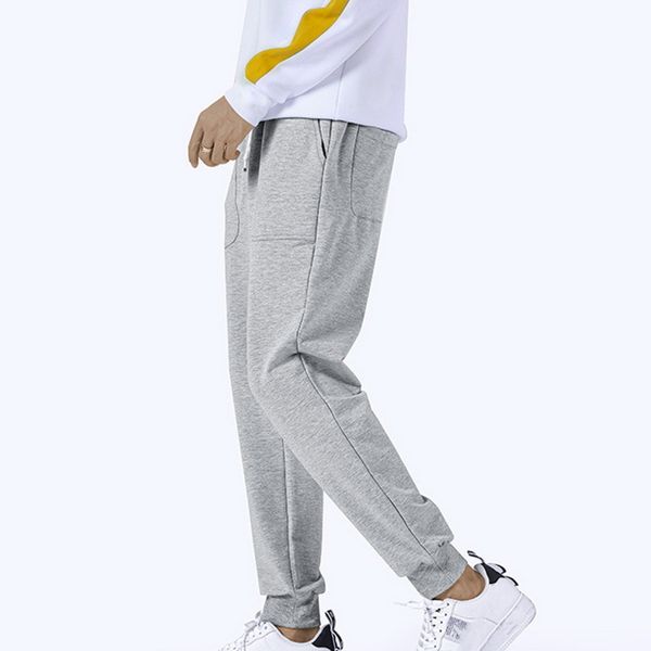 2020 summer men solid color joggers men's harem pants fitness casual ankle-length mens trousers male streetwear slim pants, Black 
2020 summer men solid color joggers men's harem pants fitness casual ankle-length mens trousers male streetwear slim pants, Black