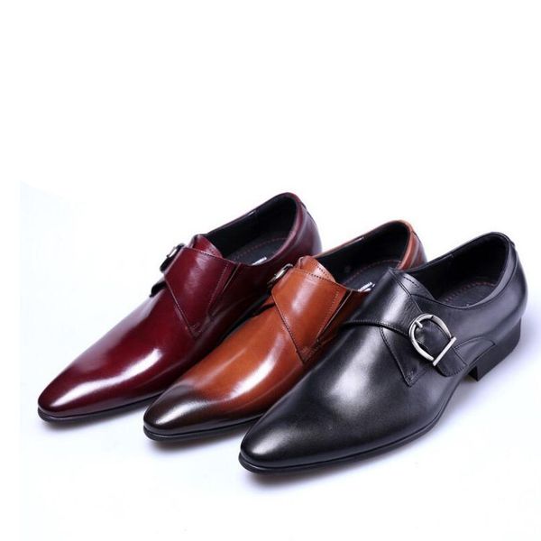 classic formal shoes casual dress shoes men's double monk strap buckle leather oxford pointed toe oxford big size, Black
classic formal shoes casual dress shoes men's double monk strap buckle leather oxford pointed toe oxford big size, Black