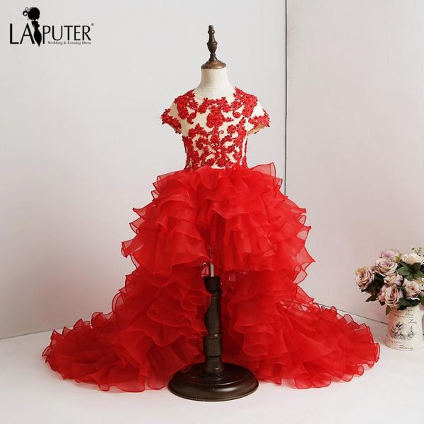 laiputer 2020 flower girl dresses a-line cap sleeves applique beads red organza hi-low pageant dresses for girl, Red;yellow
laiputer 2020 flower girl dresses a-line cap sleeves applique beads red organza hi-low pageant dresses for girl, Red;yellow