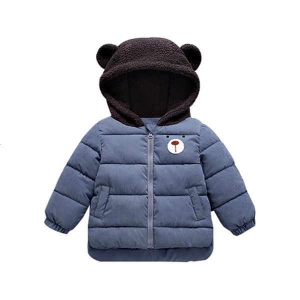 winter baby jacket kids boys girls cartoon bear coats with bear ear hooded thicken outerwear infant clothing children's jackets, Blue;gray
winter baby jacket kids boys girls cartoon bear coats with bear ear hooded thicken outerwear infant clothing children's jackets, Blue;gray