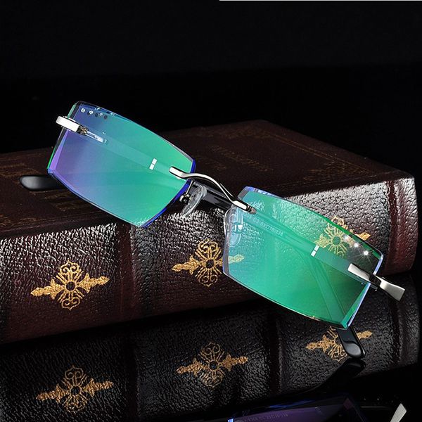 new 8305 rimless diamond eyeglasses frame for men eyewear fashion cutting glasses spectacles, Black
new 8305 rimless diamond eyeglasses frame for men eyewear fashion cutting glasses spectacles, Black