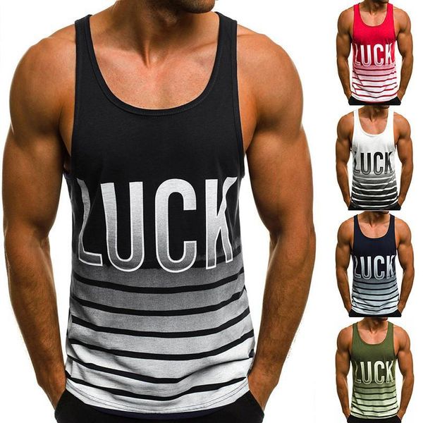 mens letter printed vest fashion trend streak sleeveless active men' tank designer summer male casual round neck vest, White;black
mens letter printed vest fashion trend streak sleeveless active men' tank designer summer male casual round neck vest, White;black