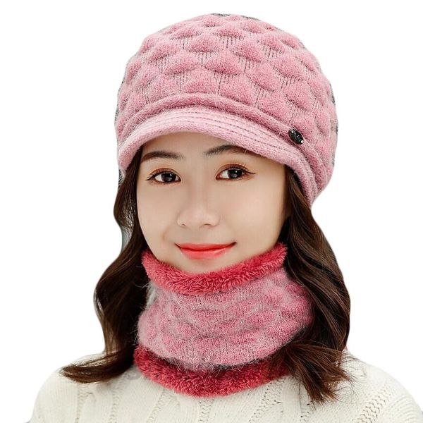 beanie/skull caps knitted hat and scarf set woman plus velvet collars thick female winter beret hats for women ladies warm cap sets, Blue;gray
beanie/skull caps knitted hat and scarf set woman plus velvet collars thick female winter beret hats for women ladies warm cap sets, Blue;gray