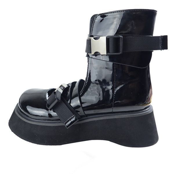 retro lolita shoes harajuku shoes casual creepers punk high ladies wedges platform boots gothic boots bottines femme, Black
retro lolita shoes harajuku shoes casual creepers punk high ladies wedges platform boots gothic boots bottines femme, Black