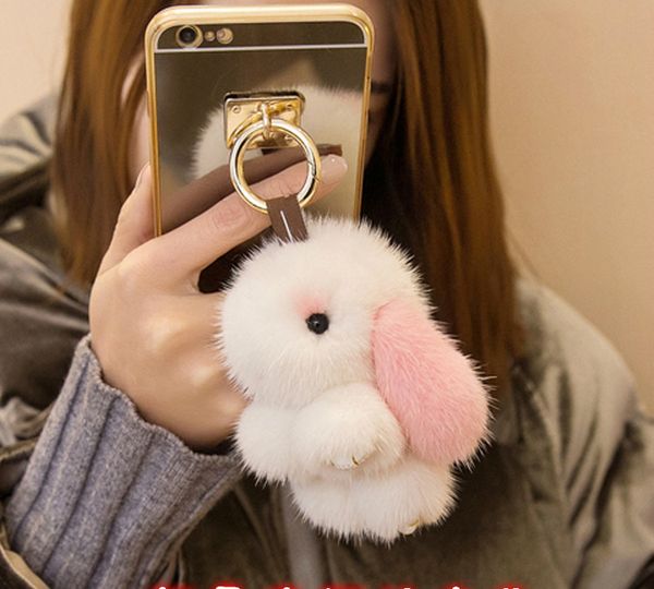 mini 8 cm girl key chain real keychain fur key chains bags bunnies trinket pompom fur hare phone pendant, Silver
mini 8 cm girl key chain real keychain fur key chains bags bunnies trinket pompom fur hare phone pendant, Silver