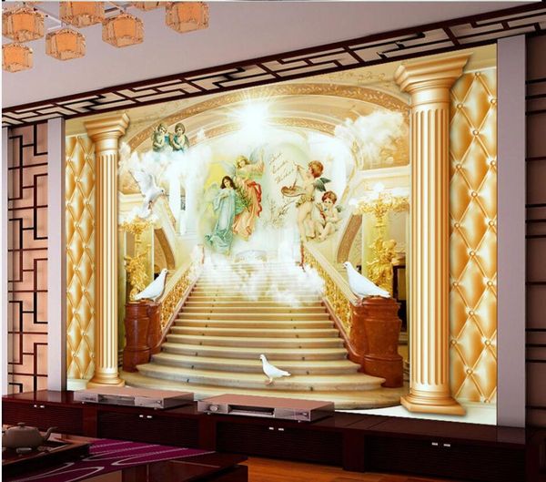 3d wallpaper custom p mural on the wall european angel staircase background home decor 3d wall murals wallpaper for living room
3d wallpaper custom p mural on the wall european angel staircase background home decor 3d wall murals wallpaper for living room