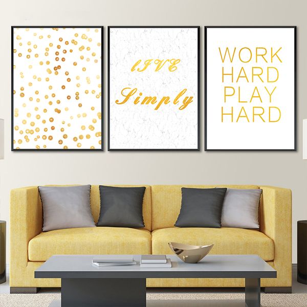 gold posters and prints inspirational words live simply wall art work hard play hard only gift canva picture decorative painting
gold posters and prints inspirational words live simply wall art work hard play hard only gift canva picture decorative painting