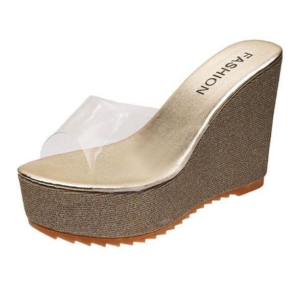 fashion summer women slippers lovely ladies casual leisure wedges thick bottom round toe shoes transparent slippers #6.4, Black
fashion summer women slippers lovely ladies casual leisure wedges thick bottom round toe shoes transparent slippers #6.4, Black