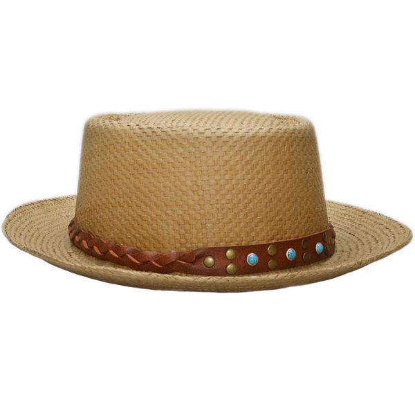 big size women men summer fashion raffia straw pork pie pork-pie sun hat beach travel boater cap turquoise leather band 57-60cm, Blue;gray
big size women men summer fashion raffia straw pork pie pork-pie sun hat beach travel boater cap turquoise leather band 57-60cm, Blue;gray
