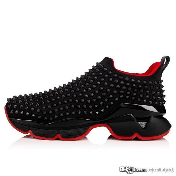 arrival krystal spike sock donna flat sneakers designer luxury mens red bottoms shoes womens rivet spiky junior spikes flat shoes, Black
arrival krystal spike sock donna flat sneakers designer luxury mens red bottoms shoes womens rivet spiky junior spikes flat shoes, Black