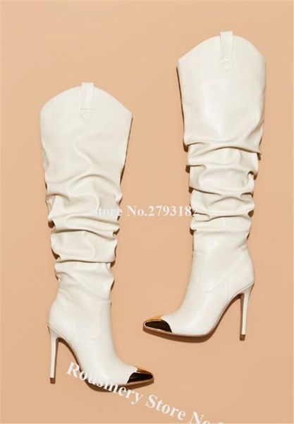 new fashion women pointed metal toe stiletto heel knee high boots white black long high heel boots motorcycle
new fashion women pointed metal toe stiletto heel knee high boots white black long high heel boots motorcycle