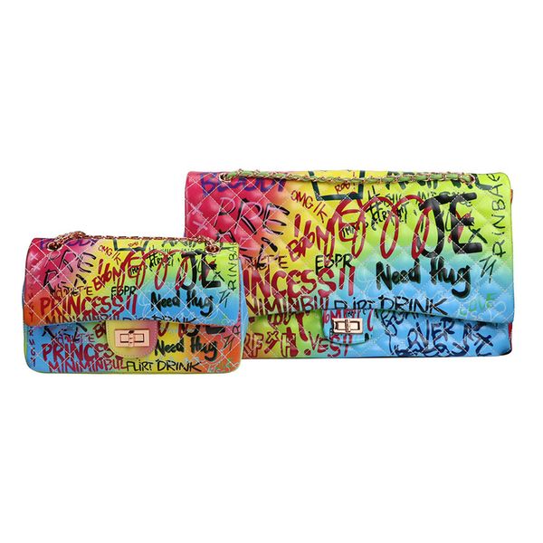graffiti bag for women 2020 rainbow ladies hand bags designer handbags women's shoulder messenger bag casual tote
graffiti bag for women 2020 rainbow ladies hand bags designer handbags women's shoulder messenger bag casual tote