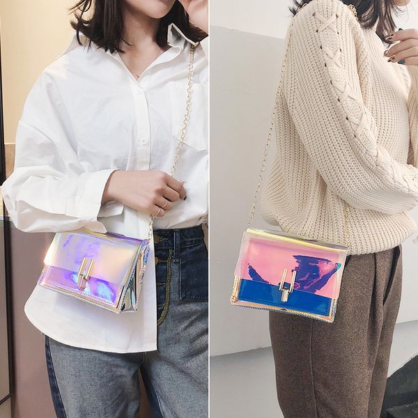 2020 summer new transparent pvc fashion women messenger bags beach jelly female designer shoulder small cute flap crossbody bags
2020 summer new transparent pvc fashion women messenger bags beach jelly female designer shoulder small cute flap crossbody bags