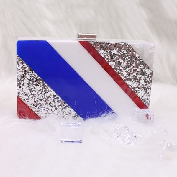 new fashion accessory women cute bag acrylic stripe dinner handbag woman silver sequin evening bag trendy party box
new fashion accessory women cute bag acrylic stripe dinner handbag woman silver sequin evening bag trendy party box