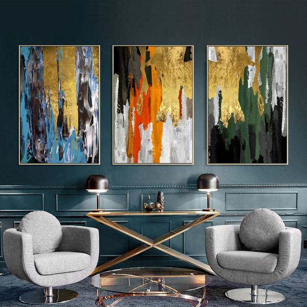 abstract bright colour blocks canvas art gold foil modern painting posters prints living room aisle entrance artistic wall decor
abstract bright colour blocks canvas art gold foil modern painting posters prints living room aisle entrance artistic wall decor