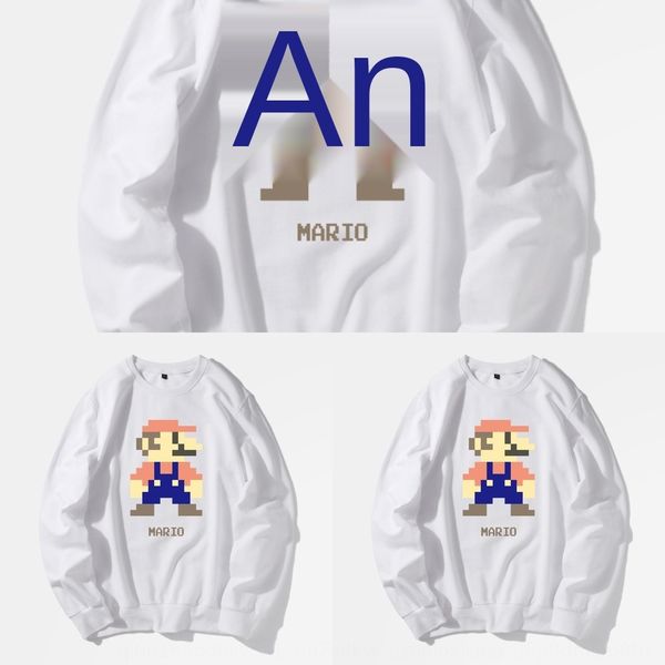 pixel mario round neck sweater wo coat pullover pulloverspring and autumn thin loose pullover long sleeve couple men's and women's, Black
pixel mario round neck sweater wo coat pullover pulloverspring and autumn thin loose pullover long sleeve couple men's and women's, Black