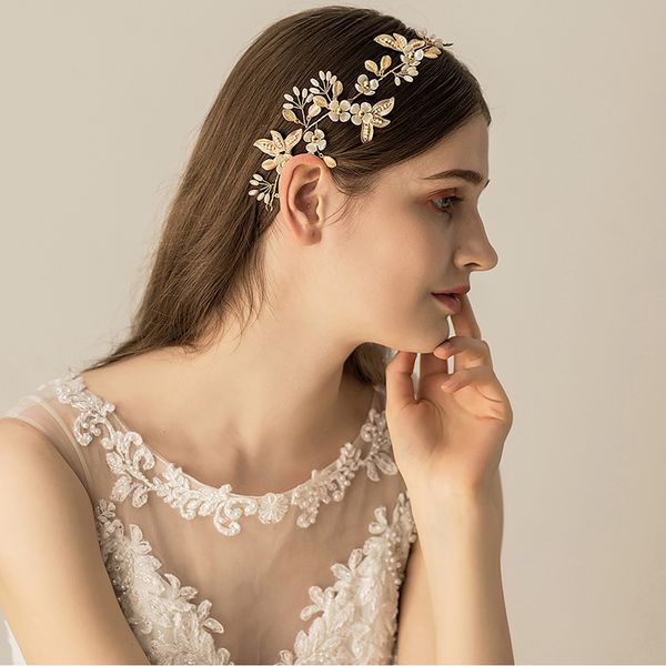 Jonnafe Gold Leaf Women Headpiece Bridal Flower Headband Tiara Handmade Hair Accessories For Wedding Party Prom
Jonnafe Gold Leaf Women Headpiece Bridal Flower Headband Tiara Handmade Hair Accessories For Wedding Party Prom