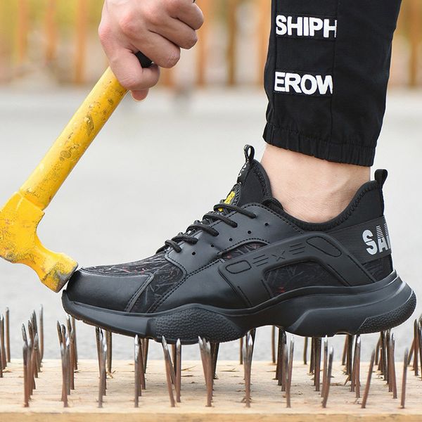 men shoes labor protection shoe steel head anti-piercing wear soft-soled safty shoe construction work outdoor hiking shoes
men shoes labor protection shoe steel head anti-piercing wear soft-soled safty shoe construction work outdoor hiking shoes