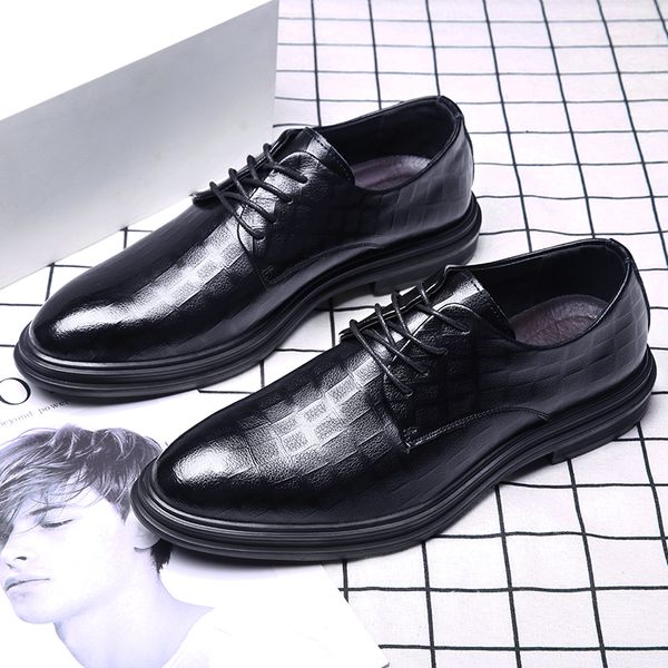 business mens shoes fashion leather oxford men wedding dress shoes lace-up solid black footwear brand italian office derby shoe
business mens shoes fashion leather oxford men wedding dress shoes lace-up solid black footwear brand italian office derby shoe