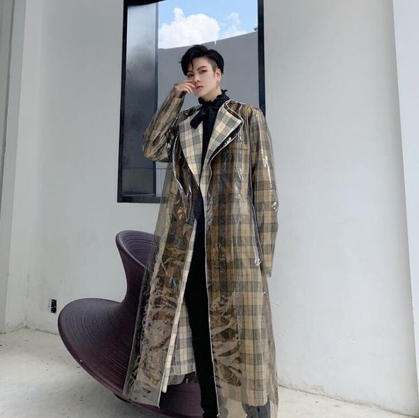men's trench coats mens man retro plaid long coat men clothes transparent cover two-piece design overcoat sleeve 2021, Tan;black
men's trench coats mens man retro plaid long coat men clothes transparent cover two-piece design overcoat sleeve 2021, Tan;black