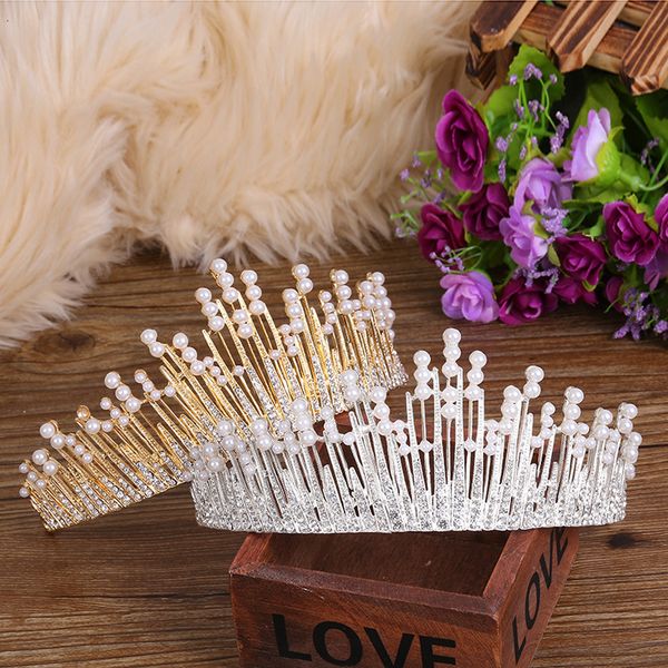 20pcs/lot diy simple gold sliver drill pearl crown head bands bride studio ps headbands hair styling tools accessory ha1473, Brown
20pcs/lot diy simple gold sliver drill pearl crown head bands bride studio ps headbands hair styling tools accessory ha1473, Brown