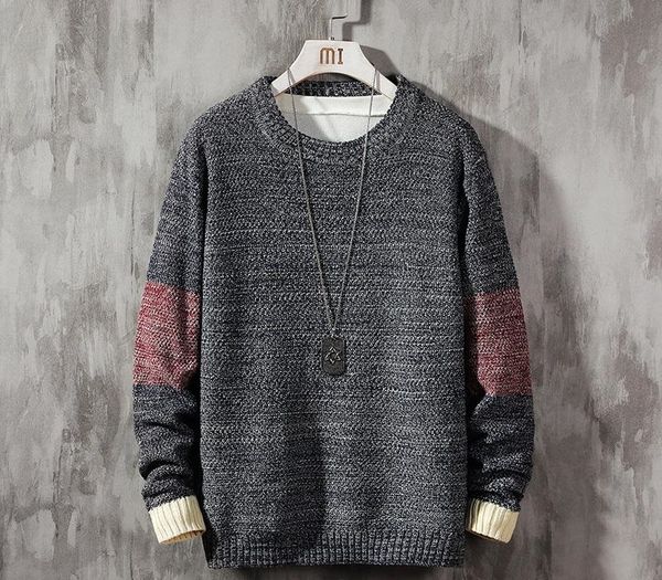 autumn winter warm men fashion sweater casual o-neck korean styles patchwork knitted pullover 4xl 5xl, White;black
autumn winter warm men fashion sweater casual o-neck korean styles patchwork knitted pullover 4xl 5xl, White;black