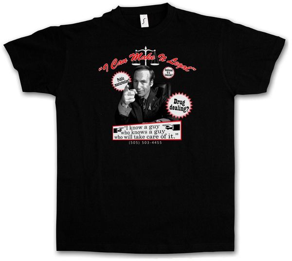 new men t shirt fashion popular style man i can make it legal t-shirt - breaking heisenberg better call bad saul t-shirt
new men t shirt fashion popular style man i can make it legal t-shirt - breaking heisenberg better call bad saul t-shirt