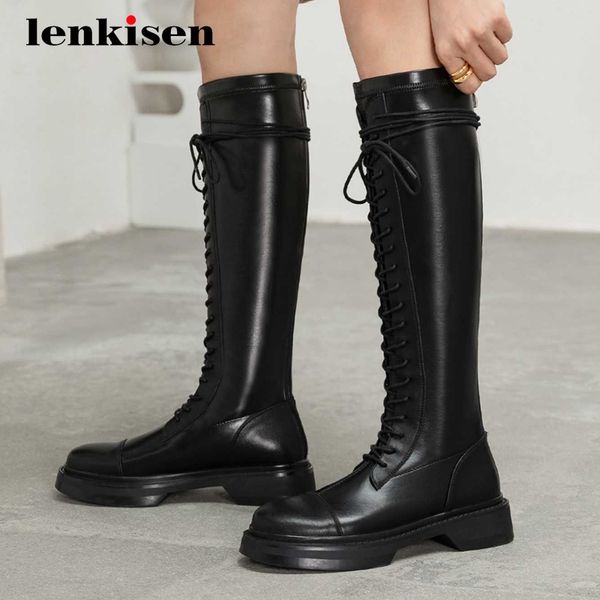 boots lenkisen riding stretch round toe thick med heel zipper beauty girls dating punk fashion knee l35, Black
boots lenkisen riding stretch round toe thick med heel zipper beauty girls dating punk fashion knee l35, Black