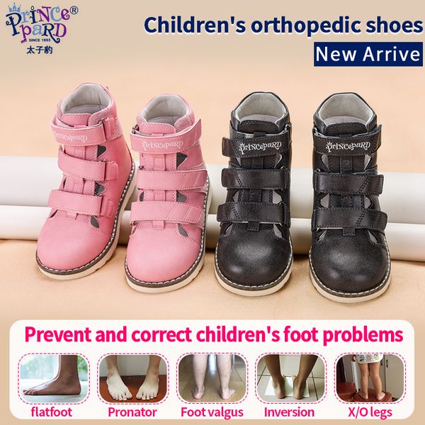 princepard orthopedic sandals for girls 2020 spring leather children shoes pink grey toddler boys sandalias with ankle support, Black;red
princepard orthopedic sandals for girls 2020 spring leather children shoes pink grey toddler boys sandalias with ankle support, Black;red