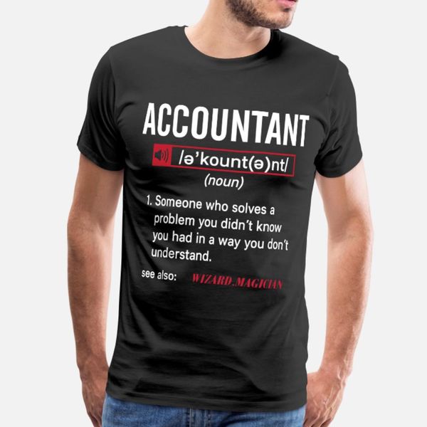 funny accountant definition tee t shirt men printed short sleeve crew neck cool gift new fashion summer leisure shirt
funny accountant definition tee t shirt men printed short sleeve crew neck cool gift new fashion summer leisure shirt