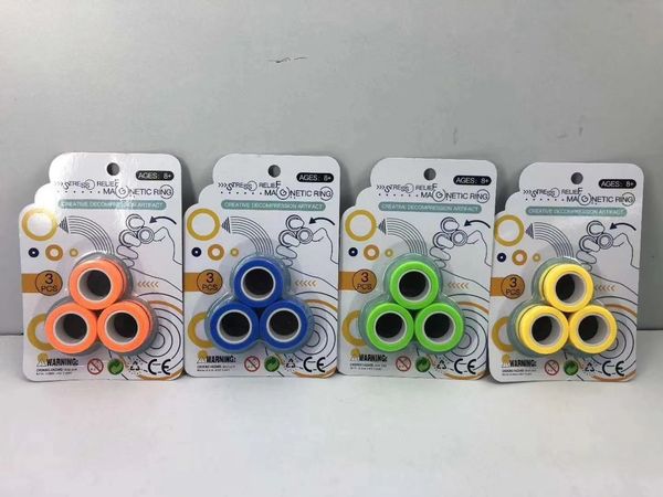 magnetic ring relief toy anti-stress fingears stress reliver finger ring toys for adults kids christmas gifts
magnetic ring relief toy anti-stress fingears stress reliver finger ring toys for adults kids christmas gifts