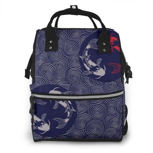 japanese waves koi carps baby nappy changing diaper mummy bag maternity backpack bags stroller baby care waterproof backpack
japanese waves koi carps baby nappy changing diaper mummy bag maternity backpack bags stroller baby care waterproof backpack